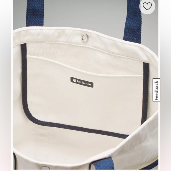 NWT Daily Multi-Pocket Canvas Tote Bag 20L Logo - Picture 4 of 5